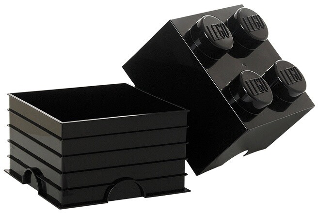 Úložný box LEGO, malý (4), černá_780349414