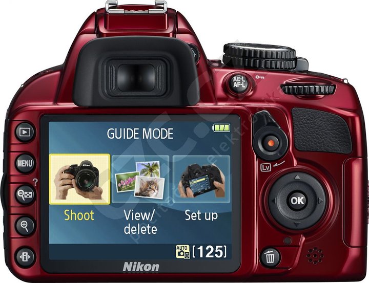 Nikon D3100 Red + 18-105mm AF-S DX VR_708778282