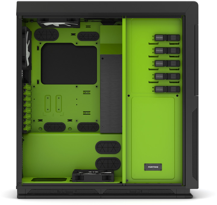 PHANTEKS Enthoo Primo SE, green LED, černo-zelená_593078800