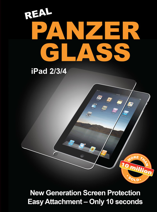 PanzerGlass ochranné sklo na displej pro Apple iPad 2,3,4_2061865234