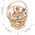 Stavebnice RoboTime Historický orloj, hrací skříňka, dřevěná_698439254