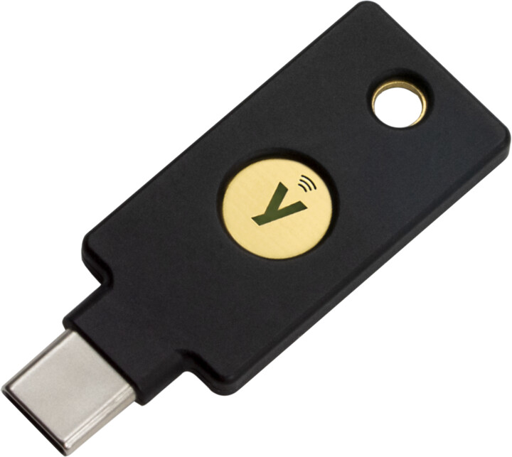 YubiKey 5C NFC - USB-C, klíč/token s vícefaktorovou autentizaci (NFC, MIFARE),_502666468
