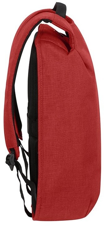 Samsonite bezpečnostní batoh SECURIPAK pro notebook 15.6", červená