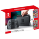 Nintendo Switch, šedá + Mario Kart 8 + Super Mario Odyssey