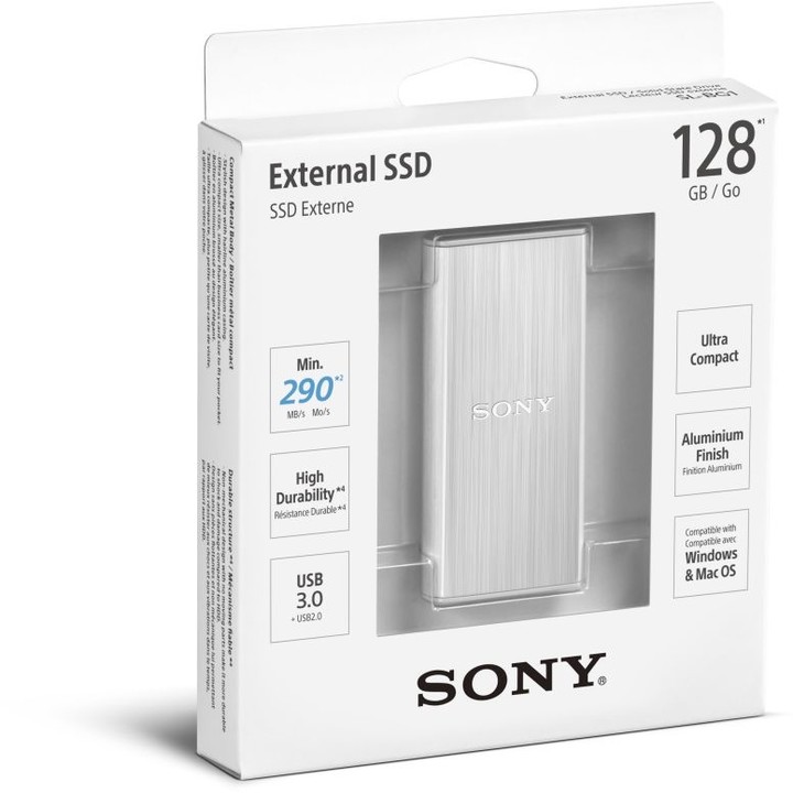 Sony SL-BG1S - 128GB, stříbrná_1632200472