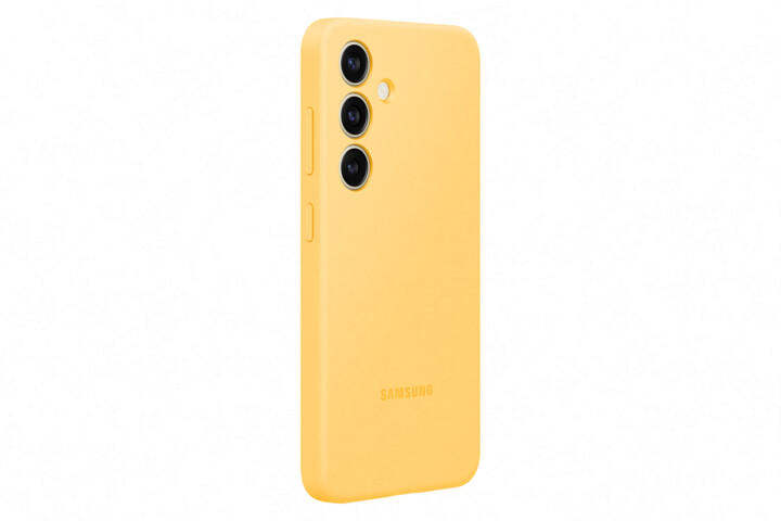 Samsung silikonový zadní kryt pro Galaxy S24, žlutá_1954119542