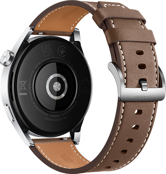 Huawei Watch GT 3 46 mm Classic Stainless Steel, Brown Leather Strap_1043171307