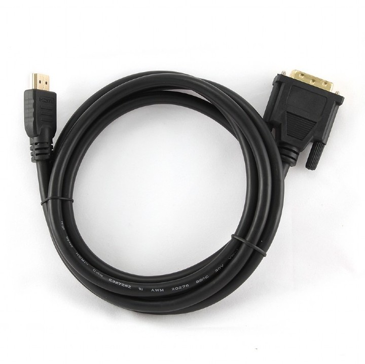 Gembird CABLEXPERT kabel HDMI-DVI 0,5m, 1.3, M/M stíněný, zlacené kontakty_753074810