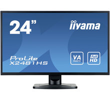 iiyama X2481HS-B1 - LED monitor 24" Poukaz 200 Kč na nákup na Mall.cz + O2 TV HBO a Sport Pack na dva měsíce