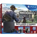 PlayStation 4 Slim, 1TB, černá + Watch Dogs + Watch Dogs 2
