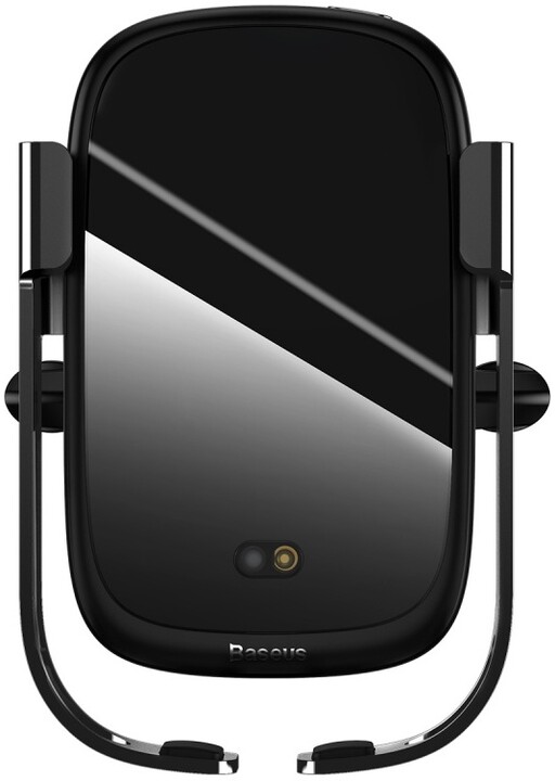 Baseus Rock-solid držák do auta s bezdrátovým nabíjením se senzorem, černá