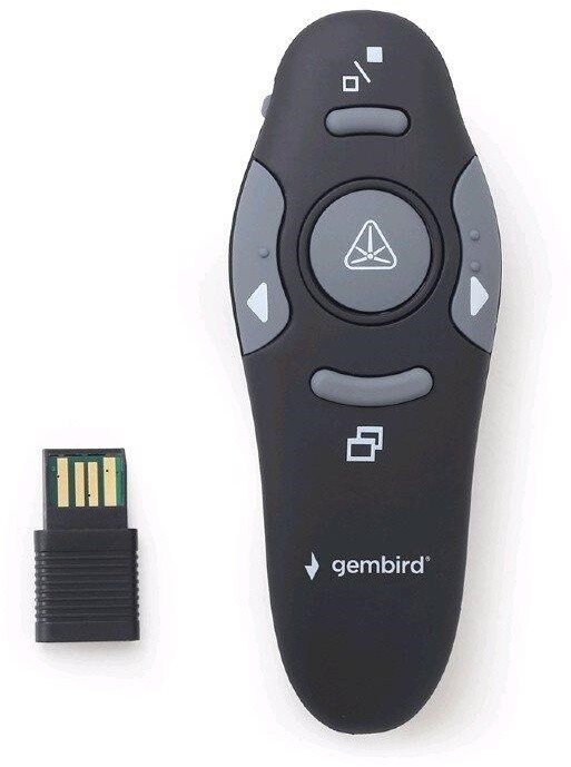 Gembird bezdrátový prezenter s laserovým ukazovátkem WP-L-01_192476943