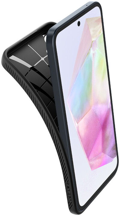 Spigen ochranný kryt Liquid Air pro Samsung Galaxy A35, černá_1904943798