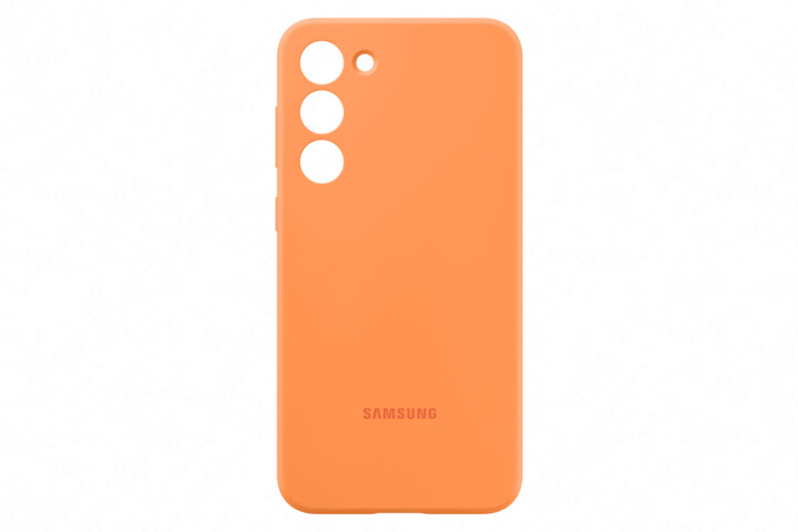 Samsung silikonový zadní kryt pro Galaxy S23+, oranžová_339413182