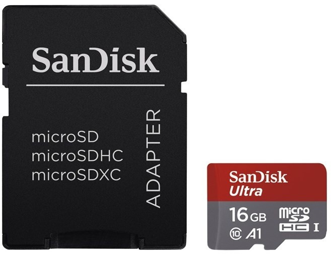 SanDisk Micro SDHC Ultra Android 16GB 98MB/s A1 UHS-I + SD adaptér_714560052