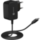 CONNECT IT InWallz SNAKE nabíjecí adaptér s kabelem USB-C, 2,4A, černý