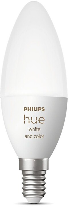 Philips Hue LED White and Color Ambiance žárovka BT E14 6W 470lm 2000-6500K B39_1285085044