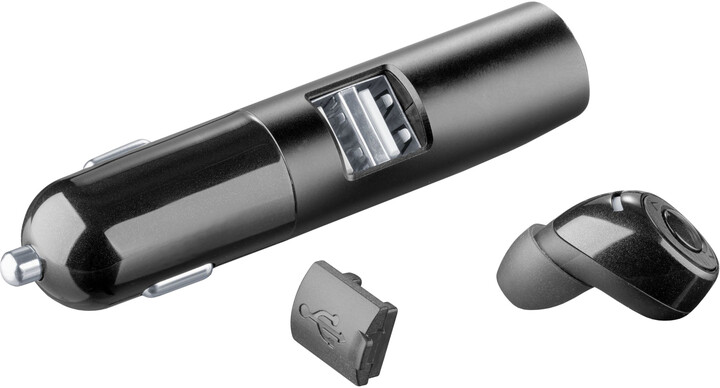 CellularLine Mini CellularLine Grace Bluetooth headset s nabíjecí základnou, černá