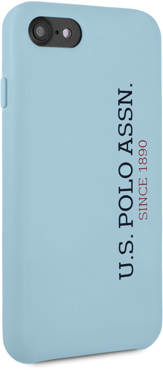 U.S. Polo silikonový kryt pro iPhone 8/SE2, světle modrá_39475947