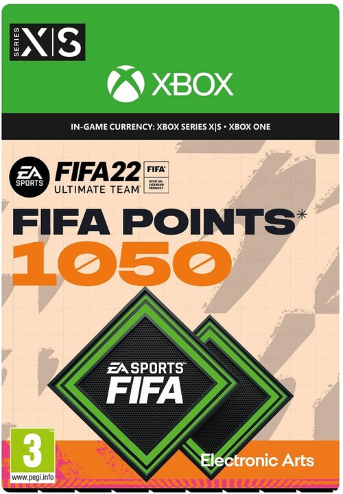 FIFA 22 - 1050 FIFA Points (Xbox) - elektronicky_1062432670