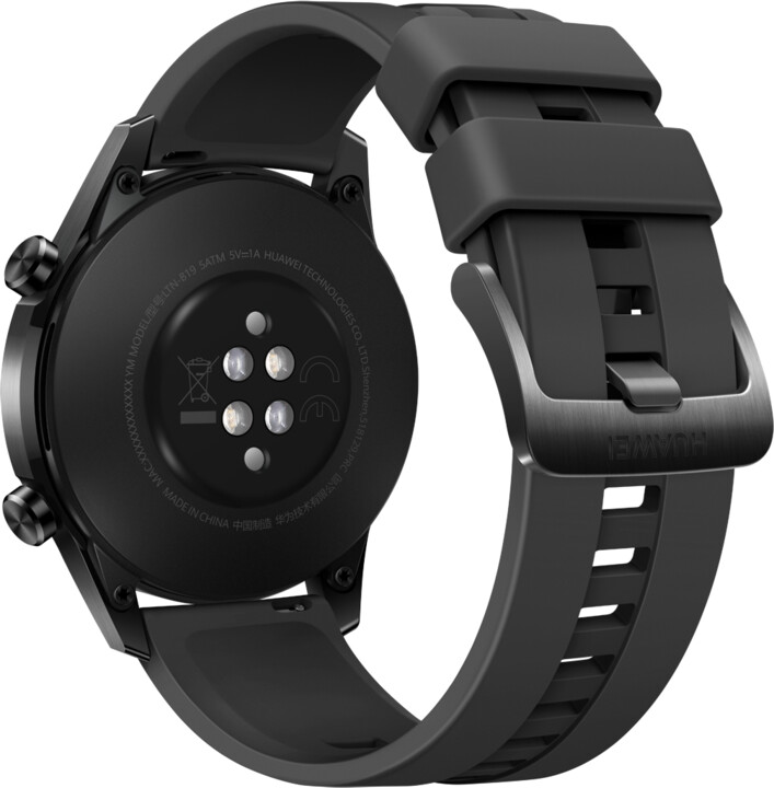 Huawei Watch GT 2, 46mm, Fluoroelastomer Strap, Black_120896238