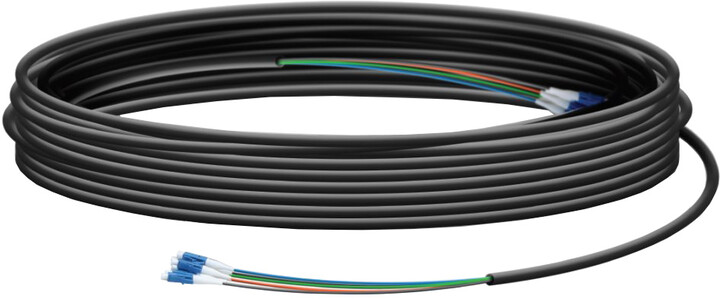 Ubiquiti Fiber Cable 300 optický kabel, 90m, SingleMode, 6xLC na každé straně