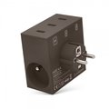 USBEPower HIDE Power Hub charger 3USB/2plugs, hnědošedá_552913308