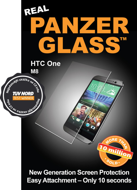 PanzerGlass ochranné sklo na displej pro HTC One M8_1147447928