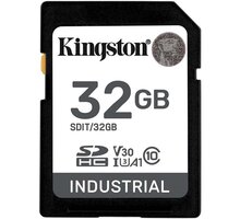 Kingston Industrial Secure Digital (SDHC), 32GB, černá SDIT/32GB