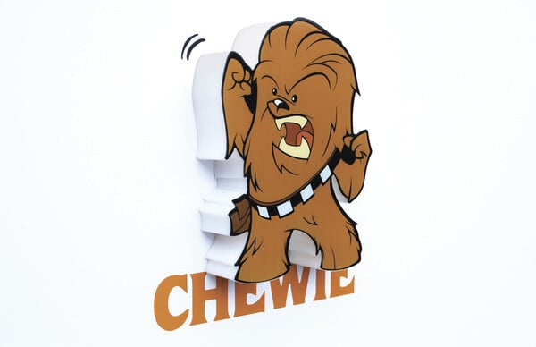 3D Mini světlo Star Wars - Chewie
