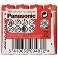 Panasonic baterie R6 4S AA Red zn