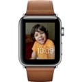 Apple Watch 2 42mm Stainless Steel Case with Saddle Brown Classic Buckle_759125745