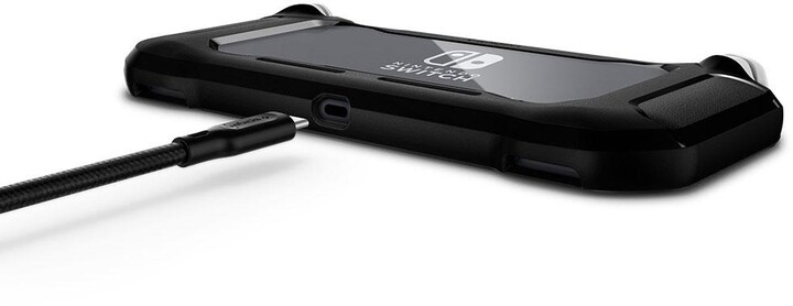 Spigen ochranné pouzdro Rugged Armor pro Nintendo Switch Lite, černá_2054103028