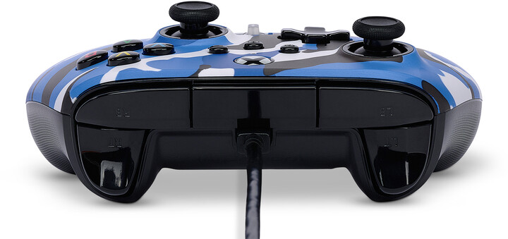 PowerA Enhanced Wired Controller, Blue Camo (PC, Xbox Series, Xbox ONE)_1593928015