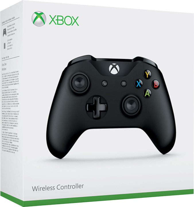 Xbox ONE S Bezdrátový ovladač, černý (PC, Xbox ONE)_1458388663