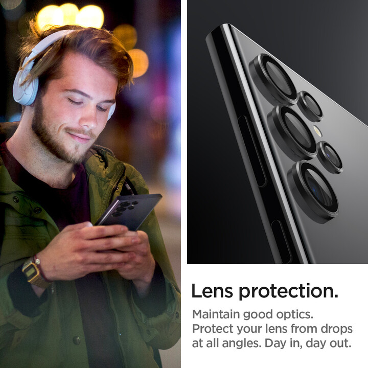 Spigen ochranné sklo tR EZ Fit Optik Pro 2 Pack pro čočky fotoaparátu Samsung Galaxy S24 Ultra,_800265196