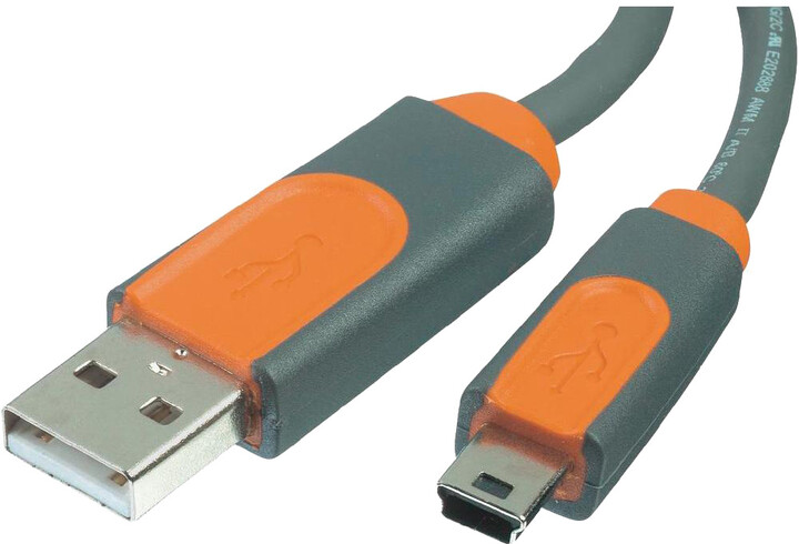 Belkin kabel USB 2.0 A/mini B 5-pin řada prémium, 1,8m_403750952