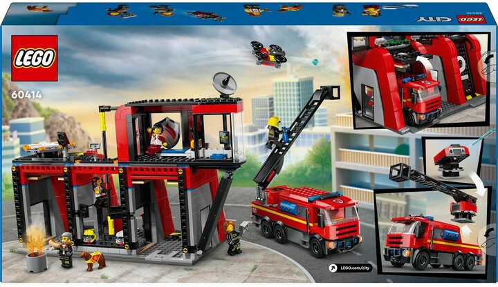 LEGO® City 60414 Hasičská stanice s hasičským vozem_822142844