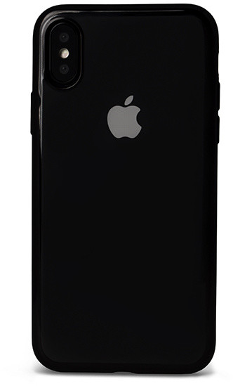 EPICO BRIGHT pružný plastový kryt pro iPhone X - černý_1971629648