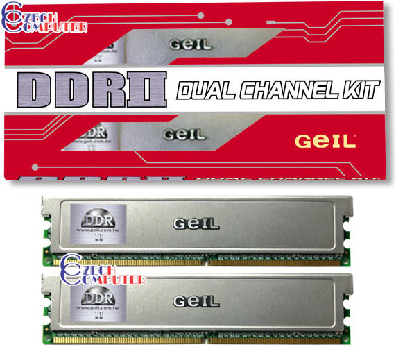 Geil DIMM 1024MB DDR II 667MHz Value Kit (GX21GB5300LDC)_1817445982