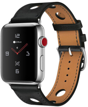 COTEetCI kožený řemínek Fashion pro Apple Watch, 38/40/41 mm, černá_1727281457