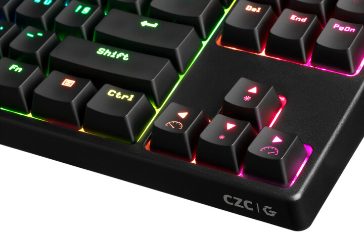 CZC.Gaming Dwarf, herní klávesnice, Kailh Red, CZ