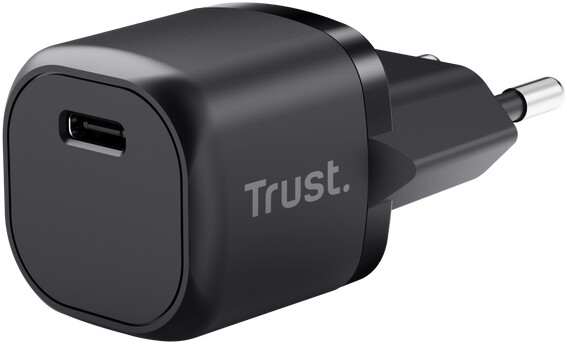 Trust síťový adaptér Maxo, USB-C, 20W, černá_1129340223