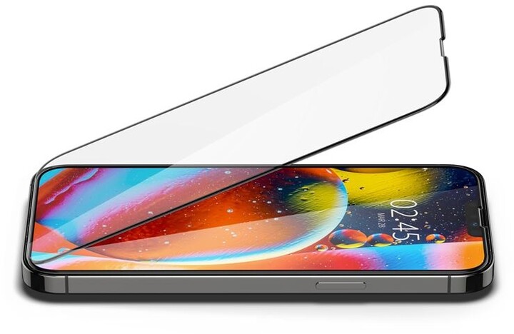 Spigen ochranné sklo tR Slim HD pro Apple iPhone 13/13 Pro, černá_2056151224