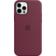 Apple silikonový kryt s MagSafe pro iPhone 12/12 Pro, vínová