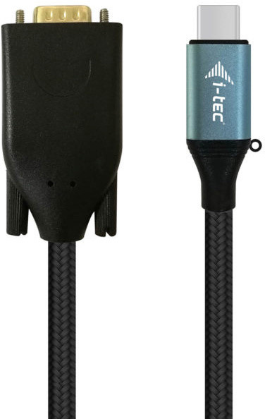 i-tec USB-C na VGA kabel 4k / 60Hz, 1,5m, černá