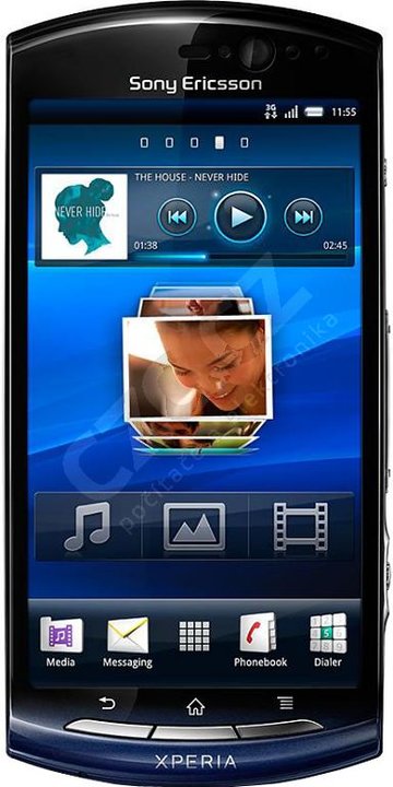 Sony Ericsson Xperia NEO (MT15i), Blue Gradient_892404230