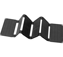 Sandberg solární nabíječka, QC3.0+PD+DC, 40W, černá Poukaz 200 Kč na nákup na Mall.cz