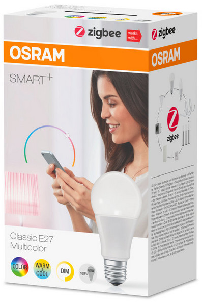 Osram Smart+ barevná LED žárovka 10W, E27_652595777