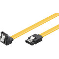 PremiumCord kabel SATA 3.0 kov.západka, 90°, 0,2m_2113365907